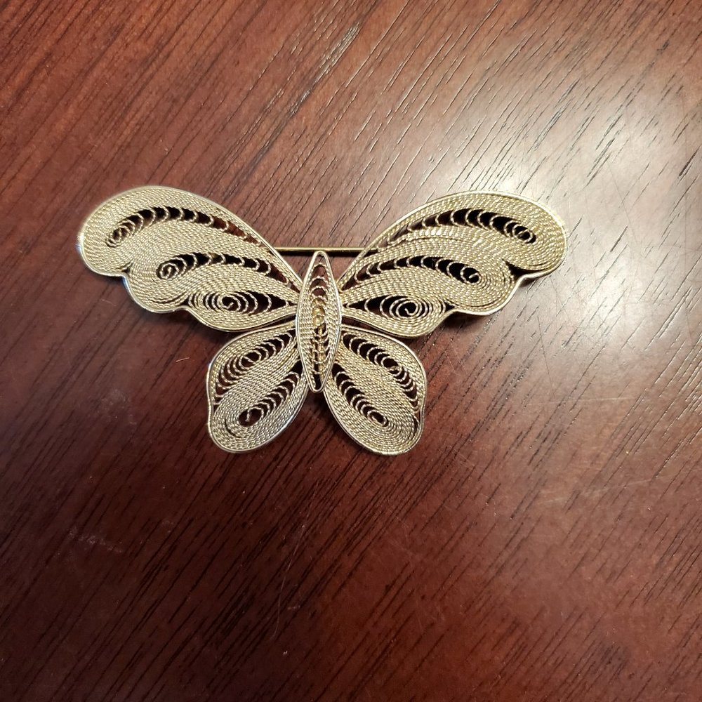 Butterfly brooch